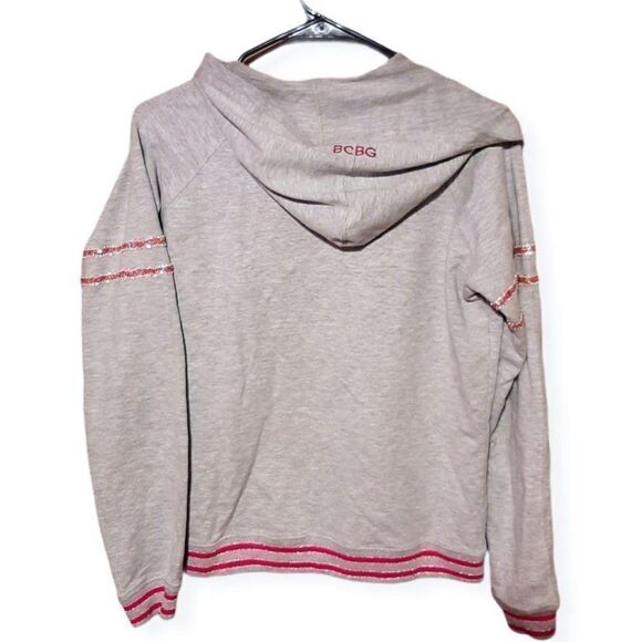 Y2K BCBG Max Azria Bling Hoodie sz L - Picture 3 of 5